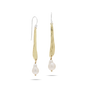 Ode To A Pearl Single Drop Earrings-1