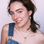 Kristal Huggie Drop Earrings-14