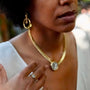 Kristal Halo Figaro Necklace-3