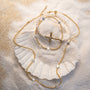 Life in Balance Cross Mini Ball Stretch Bracelet-5