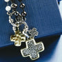 Life in Balance Cross Charm-5