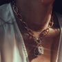 Lotus Cross Kristal Pendant-12