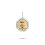 Pendant with engraved text on a white background-2