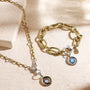 Everything Necklace - Ceramic Coated Brass & Sterling Silver - 16"-7