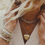 Love Is Braver Puffed Heart Pendant-2