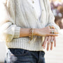 Life in Balance Cross Mini Ball Stretch Bracelet-19