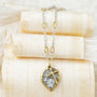 Pre-Order: Twisted Link with Brass Rings Chain - 30"-3