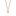 Heart-shaped pendant on a red cord against a white background-1