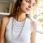 Pre-Order: Twisted Link with Brass Rings Chain - 30"-4
