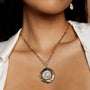Everything Necklace - Ceramic Coated Brass & Sterling Silver - 16"-8