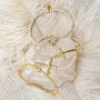 Faith Cross Mini Ball Stretch Bracelet-5