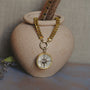 Breidon Charm Choker - Ceramic Coated Brass-2