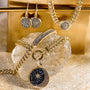 Kristal Huggie Drop Earrings-4
