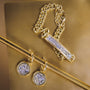 Kristal Huggie Drop Earrings-3