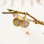 Kristal Huggie Drop Earrings-2
