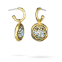 Kristal Huggie Drop Earrings-1