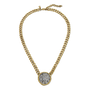 Kristal Halo Figaro Necklace-2