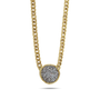 Kristal Halo Figaro Necklace-1